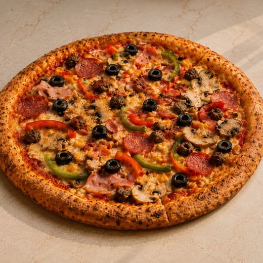 Gurme karışık pizza