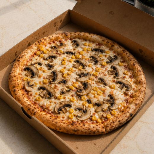 Mantarlı Mısırlı Pizza