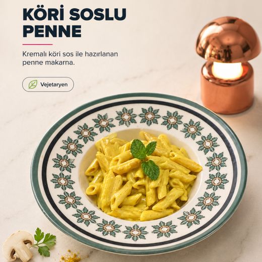 KÖRİ SOSLU PENNE