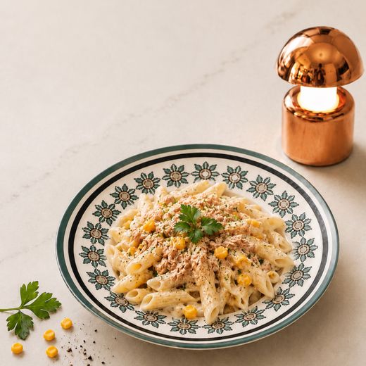 TON BALIKLI MISIRLI PENNE
