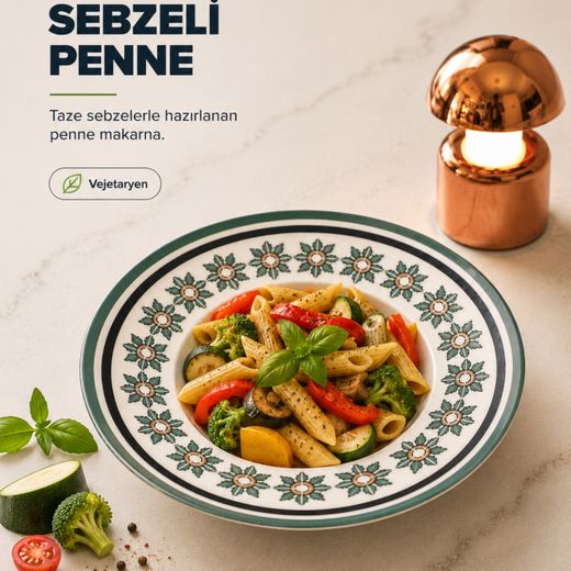 Sebzeli penne